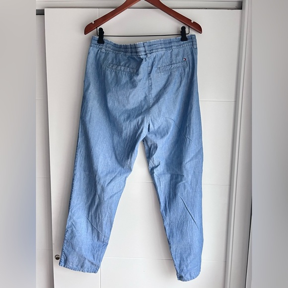 Tommy Hilfiger Blue Relaxed pants 👖 for üwith Drawstring Waist - Picture 2 of 3